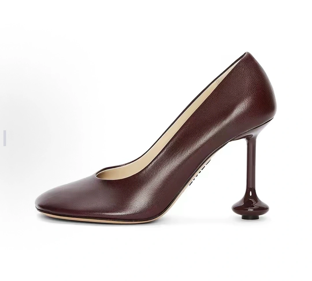 COCO-- 8o5w5 L814S01X64-7110 Calfskin sheepskin Heel height：8.5CM item:E-X000C2011